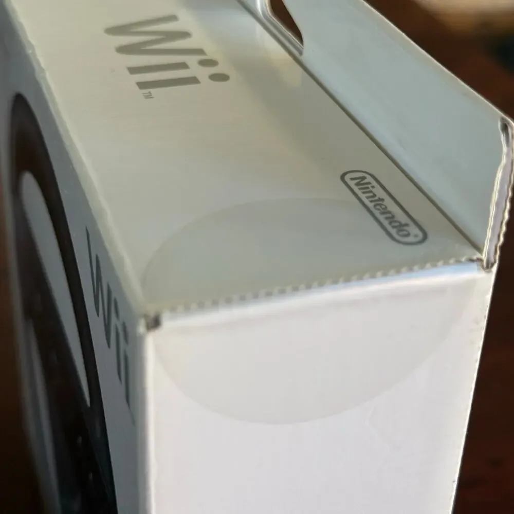 NEW Nintendo Wii OEM black wheel in box sealed RVLAHAK